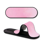 Pink Floral Glass case with Slider Phone Grip Combo