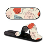 Abstract Faces Glass case with Slider Phone Grip Combo