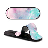 Pink Shale Marble Glass case with Slider Phone Grip Combo