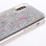 Silver Star Sparkle Glitter case for iPhone