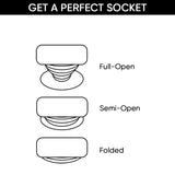 Psychic Texture Glass case with Square Phone Grip Combo