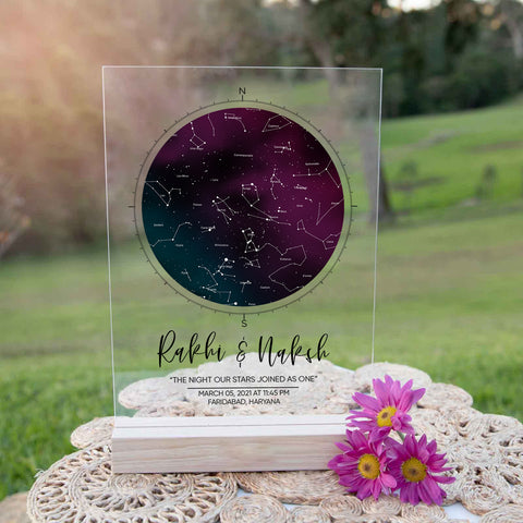 Personalised Star Map Acrylic Plaque