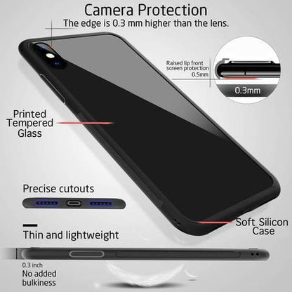 Abstract Arrow Pattern Glass Case For OnePlus Nord N20 5G
