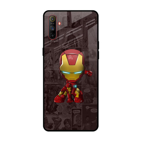 Angry Baby Super Hero Realme C3 Glass Back Cover Online