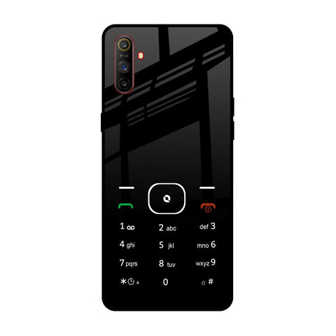 Classic Keypad Pattern Realme C3 Glass Back Cover Online