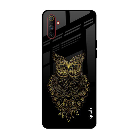 Golden Owl Realme C3 Glass Back Cover Online