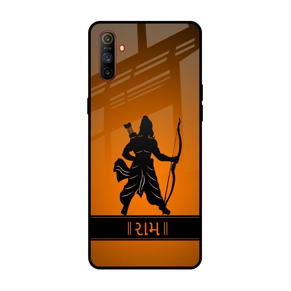 Halo Rama Realme C3 Glass Back Cover Online