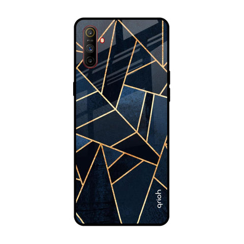 Abstract Tiles Realme C3 Glass Back Cover Online