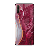 Crimson Ruby Realme C3 Glass Back Cover Online