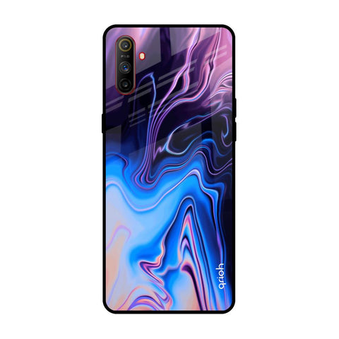 Psychic Texture Realme C3 Glass Back Cover Online