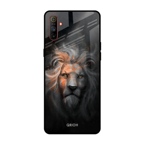 Devil Lion Realme C3 Glass Back Cover Online