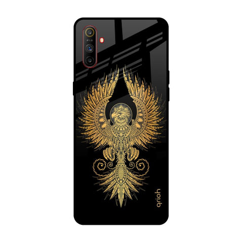 Mythical Phoenix Art Realme C3 Glass Back Cover Online