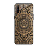 Luxury Mandala Realme C3 Glass Back Cover Online