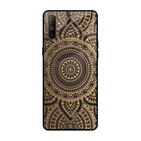 Luxury Mandala Realme C3 Glass Back Cover Online