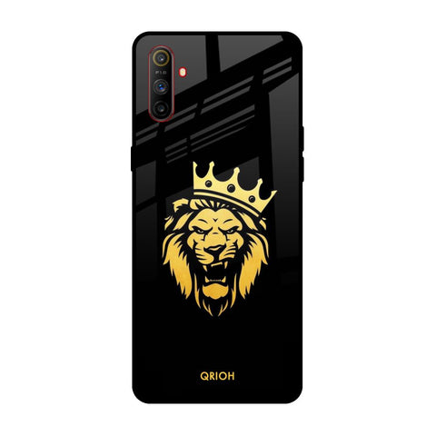 Lion The King Realme C3 Glass Back Cover Online
