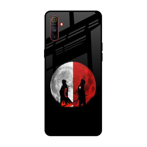 Anime Red Moon Realme C3 Glass Back Cover Online
