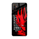 Red Vegeta Realme C3 Glass Back Cover Online