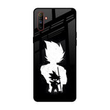 Monochrome Goku Realme C3 Glass Back Cover Online