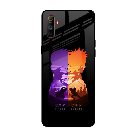 Minimalist Anime Realme C3 Glass Back Cover Online