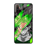 Anime Green Splash Realme C3 Glass Back Cover Online