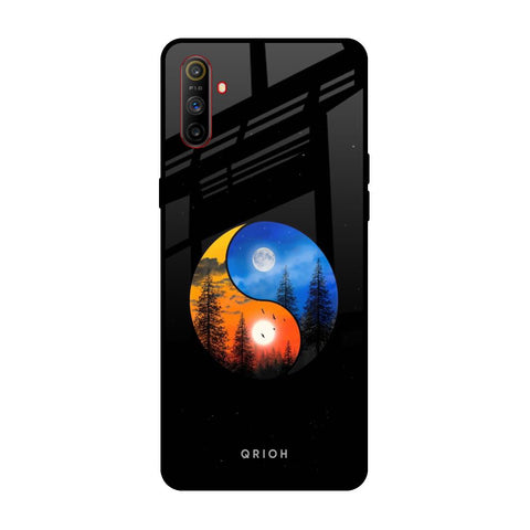 Yin Yang Balance Realme C3 Glass Back Cover Online