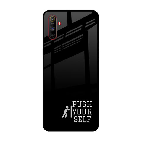 Push Your Self Realme C3 Glass Back Cover Online