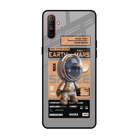 Space Ticket Realme C3 Glass Back Cover Online