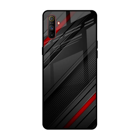 Modern Abstract Realme C3 Glass Back Cover Online