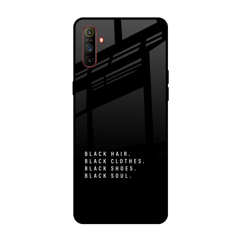 Black Soul Realme C3 Glass Back Cover Online