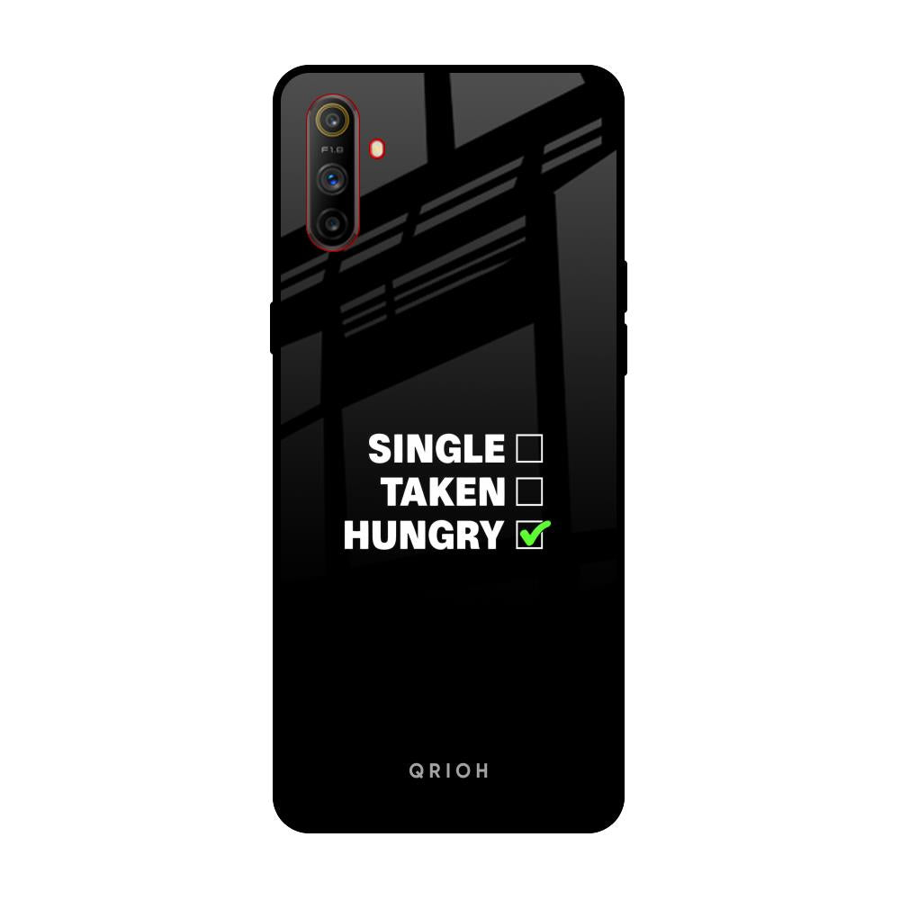 Hungry Realme C3 Glass Back Cover Online