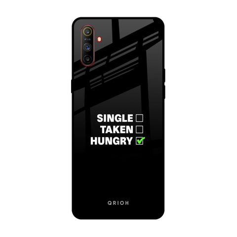 Hungry Realme C3 Glass Back Cover Online
