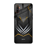 Black Warrior Realme C3 Glass Back Cover Online
