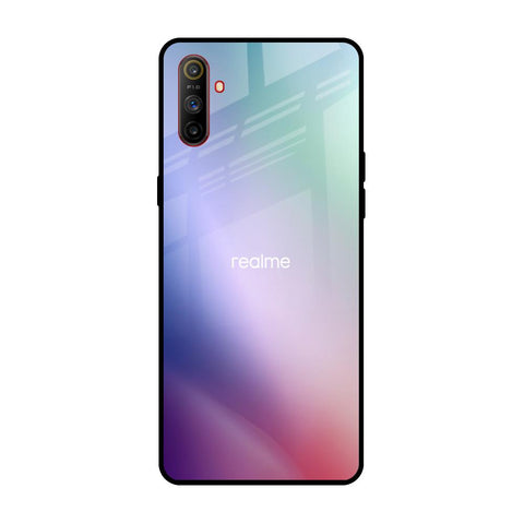 Abstract Holographic Realme C3 Glass Back Cover Online
