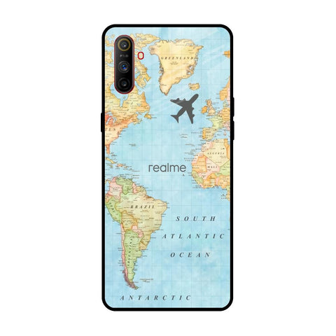 Fly Around The World Realme C3 Glass Back Cover Online