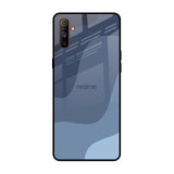 Navy Blue Ombre Realme C3 Glass Back Cover Online