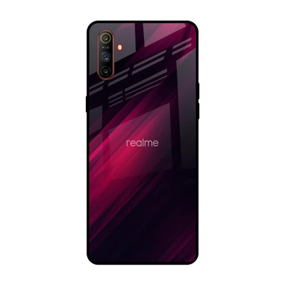 Razor Black Realme C3 Glass Back Cover Online