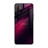 Razor Black Realme C3 Glass Back Cover Online