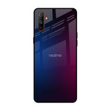 Mix Gradient Shade Realme C3 Glass Back Cover Online