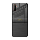 Grey Metallic Glass Realme C3 Glass Back Cover Online