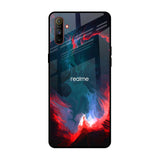 Brush Art Realme C3 Glass Back Cover Online