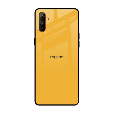 Fluorescent Yellow Realme C3 Glass Back Cover Online
