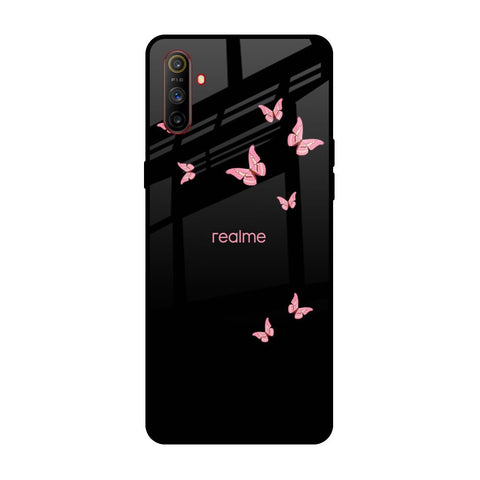 Fly Butterfly Realme C3 Glass Back Cover Online