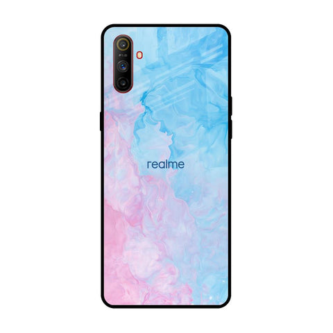 Mixed Watercolor Realme C3 Glass Back Cover Online