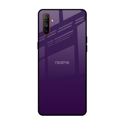 Dark Purple Realme C3 Glass Back Cover Online