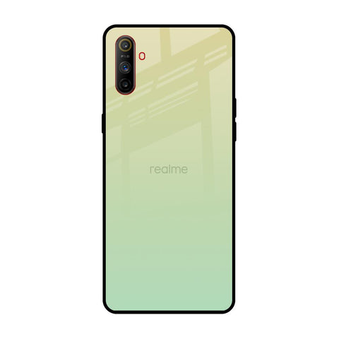 Mint Green Gradient Realme C3 Glass Back Cover Online