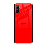 Blood Red Realme C3 Glass Back Cover Online