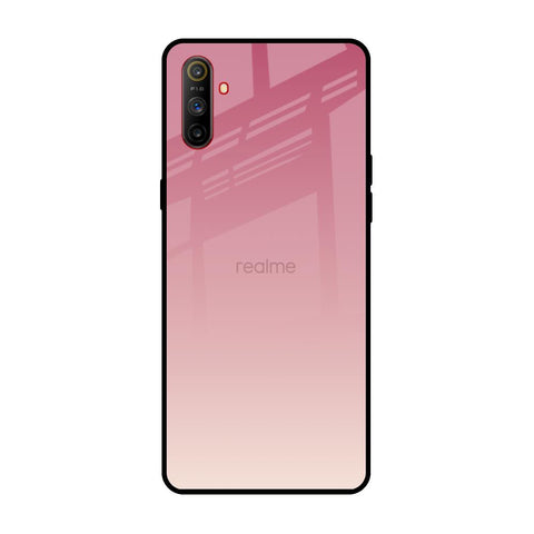 Blooming Pink Realme C3 Glass Back Cover Online