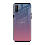 Pastel Gradient Realme C3 Glass Back Cover Online