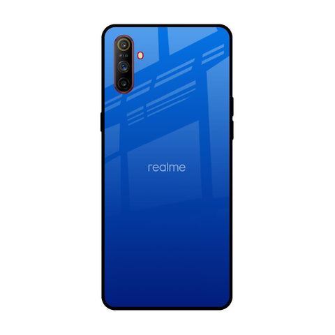 Egyptian Blue Realme C3 Glass Back Cover Online