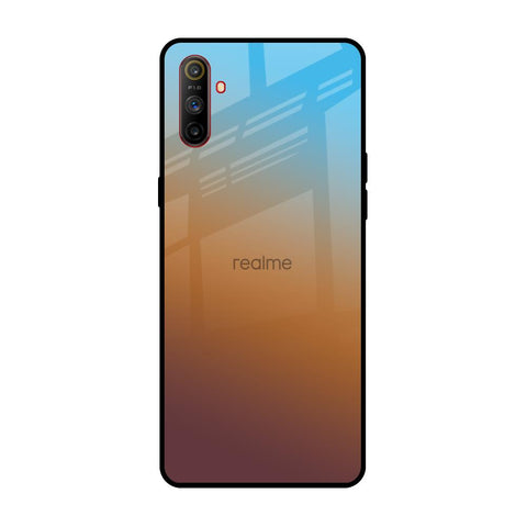 Rich Brown Realme C3 Glass Back Cover Online